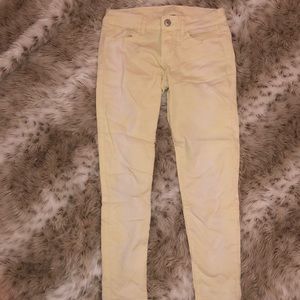 Super cute yellow leggings/skinny jeans size 4
